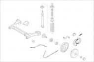Подвеска колеса DELPHI VW-08045-R