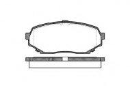 Комплект тормозных колодок WOKING P2393.00