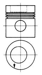 Поршень KOLBENSCHMIDT 93750600