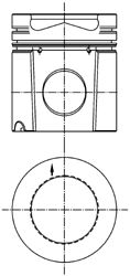 Поршень KOLBENSCHMIDT 99437600