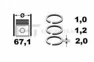 Комплект колец ET ENGINETEAM R1005500