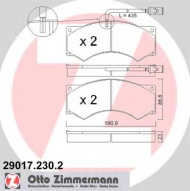 Комплект тормозных колодок ZIMMERMANN 29017.230.2