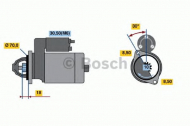 Стартер BOSCH 0 986 021 260