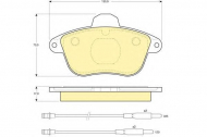 Комплект тормозных колодок GIRLING 6107963