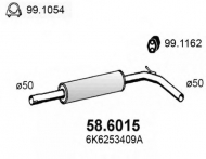 Амортизатор ASSO 58.6015