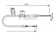 Трос BOSCH 1 987 477 829