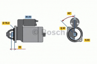 Стартер BOSCH 0 001 211 225