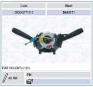 Переключатель MAGNETI MARELLI 000043171010