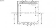 Теплообменник AVA QUALITY COOLING DF2004