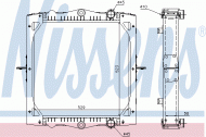 Теплообменник NISSENS 61445A