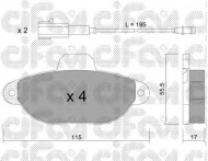 Комплект тормозных колодок CIFAM 822-159-3
