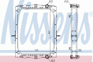 Теплообменник NISSENS 61443A
