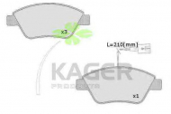 Комплект тормозных колодок KAGER 35-0543