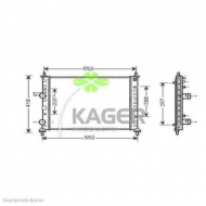 Теплообменник KAGER 31-0439