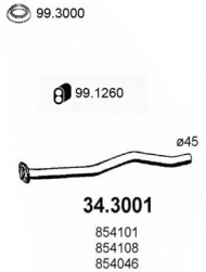 Трубка ASSO 34.3001