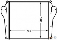 Теплообменник BEHR HELLA SERVICE 8ML 376 727-591