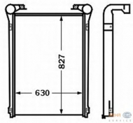 Теплообменник BEHR HELLA SERVICE 8ML 376 727-611