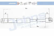 Газовая пружина JOHNS 95 22 95-92