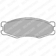 Комплект тормозных колодок DELPHI LP707