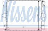 Теплообменник NISSENS 62295
