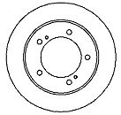 Тормозной диск MAPCO 15591