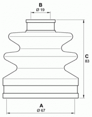 Комплект пыльника OPEN PARTS SJK7102.00