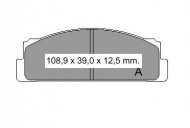 Комплект тормозных колодок VEMA 830201