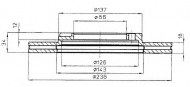 Тормозной диск QH Benelux BDC4793