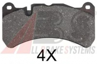 Комплект тормозных колодок A.B.S. 37508 OE