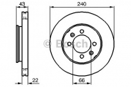 Тормозной диск BOSCH 0 986 478 813