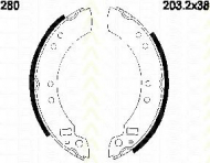 Комлект тормозных накладок TRISCAN 8100 10280