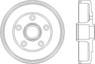 Тормозный барабан HELLA PAGID 8DT 355 301-301