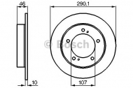 Тормозной диск BOSCH 0 986 478 377