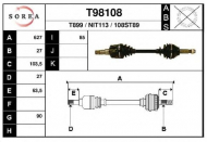 Вал EAI T98108